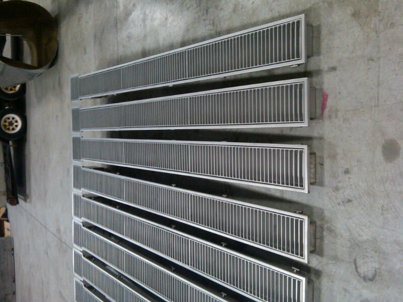Channel Trench Drains ready to ship