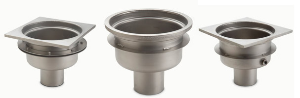 Stainless Steel Drain with Trap Primer