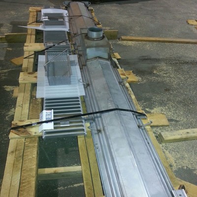 Trench Drain and Bar Grates on Pallet